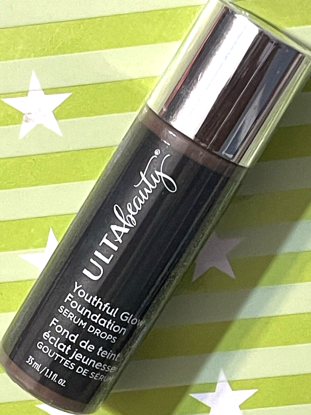 Ulta Beauty DARK COOL Youthful Glow Foundation Serum Drops Luminous Finish *NEW*