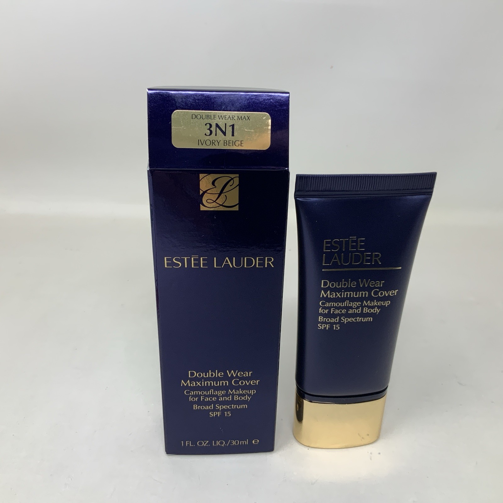 Estée Lauder Double Wear Maximum Cover Foundation 1 Fl Oz – 3N1 Ivory Beige