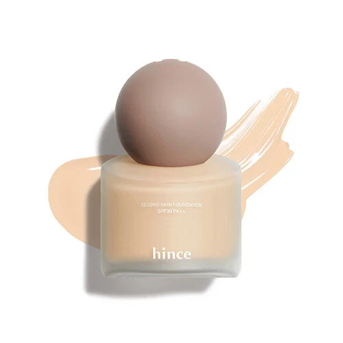 Hince Second Skin Liquid Foundation 40ml Ivory, Beige, Sand USA Seller
