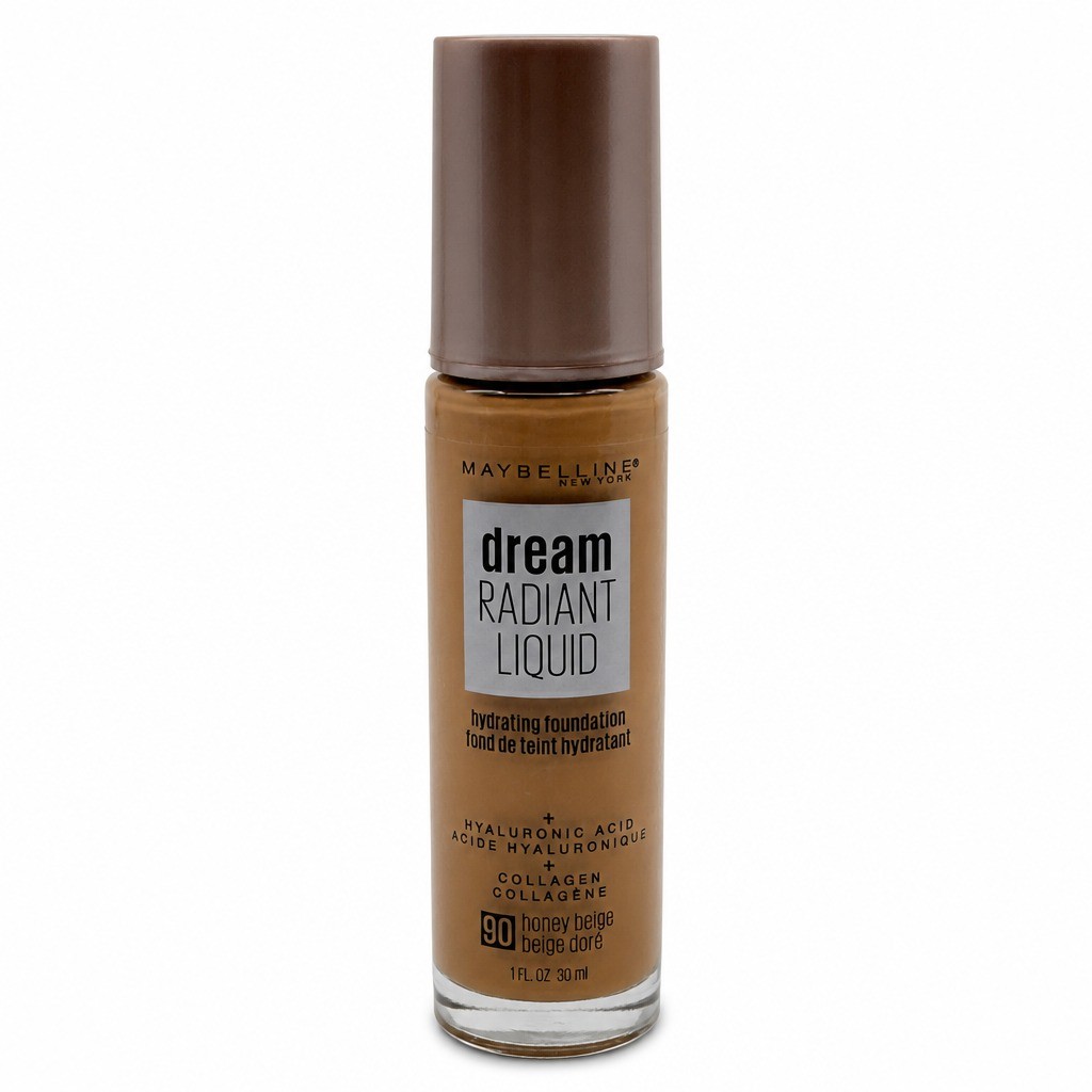 Maybelline Dream Radiant Liquid Foundation Medium Coverage 90 Honey Beige