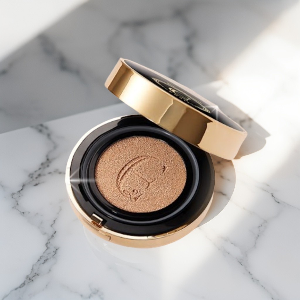 Elensilia Escargot Essence Cover Cushion Premium 15g+1 Refill SPF50+ PA+++