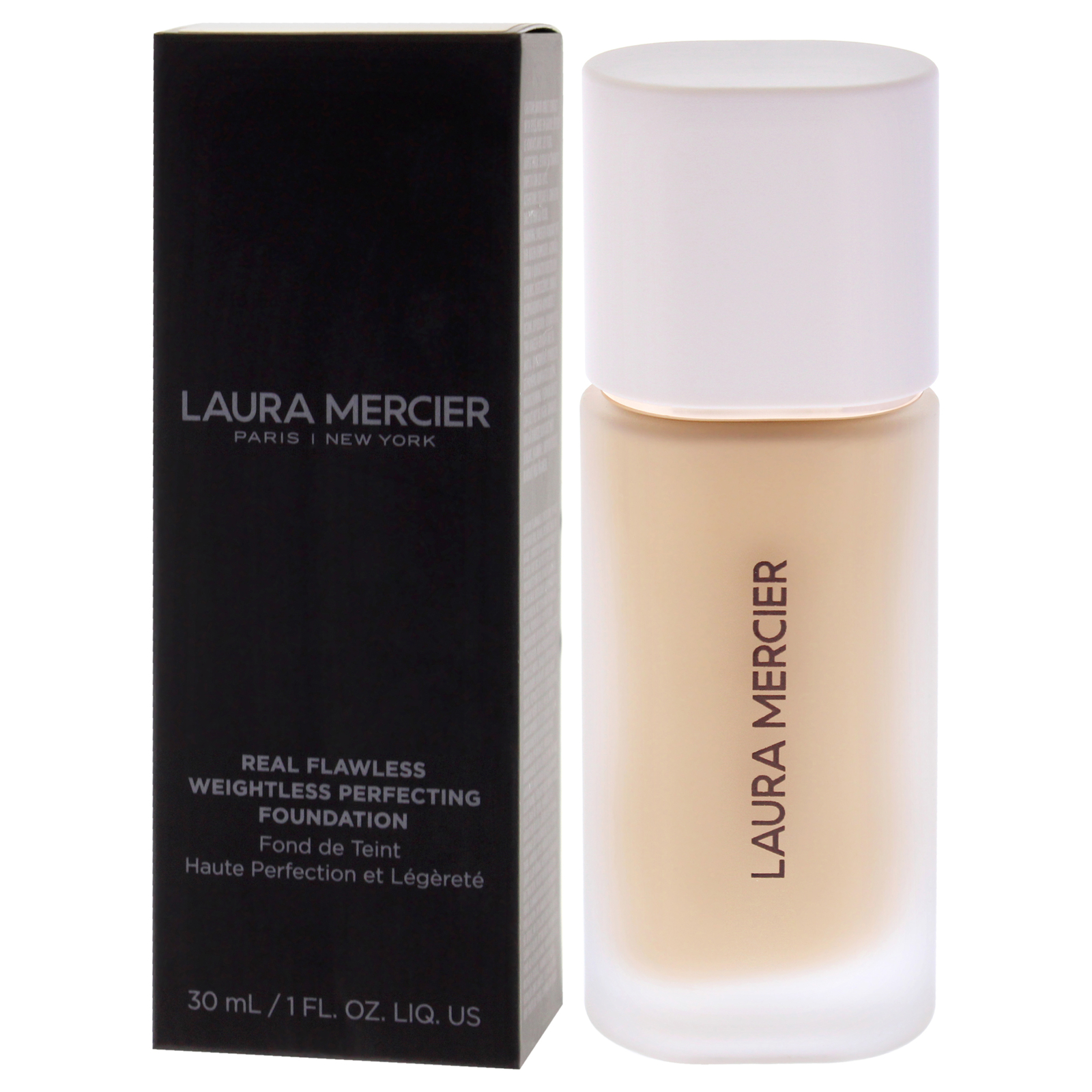 Real Flawless Perfecting Foundation – 2W2 Warm Linen by Laura Mercier – 1 oz