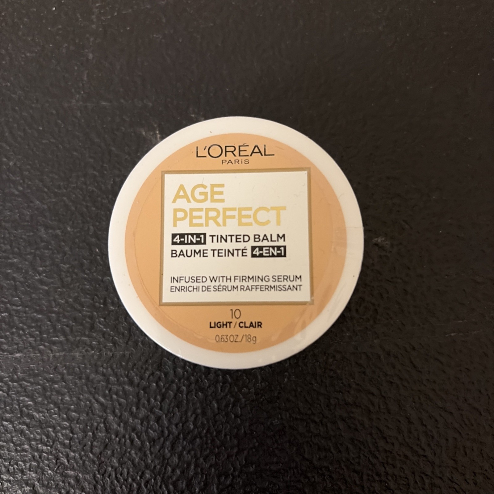 L’Oreal Paris Age Perfect 4-in-1 Tinted Balm Light 10 Makeup with Serum 0.63 oz
