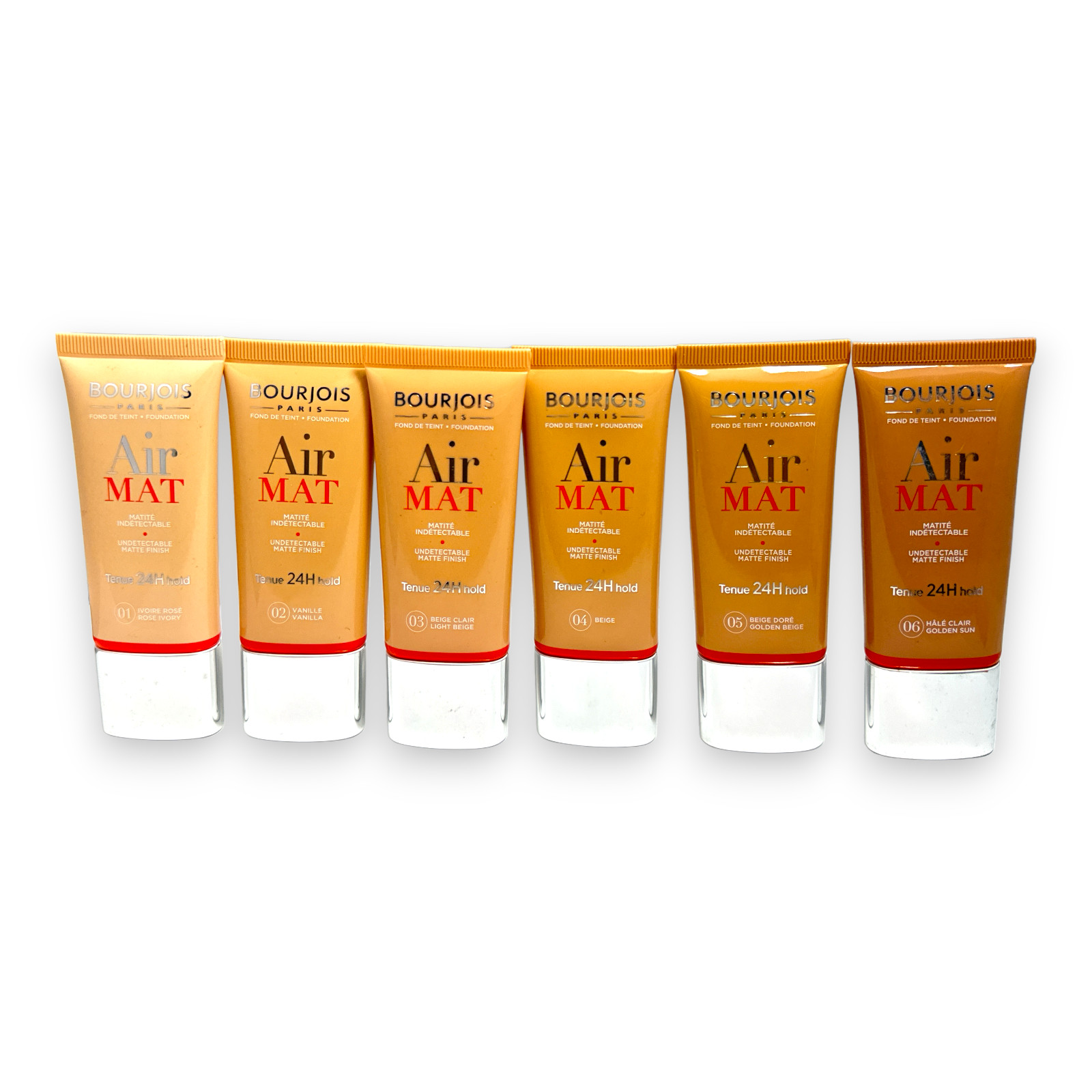 2x Bourjois Foundation Air Mat Undetectable Matte Finish 24 Hold (30ml) You Pick