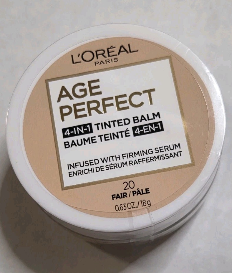 L’Oreal Paris Age Perfect 4-in-1 Tinted Balm 20 Fair/Pale Serum 0.63 oz Retired