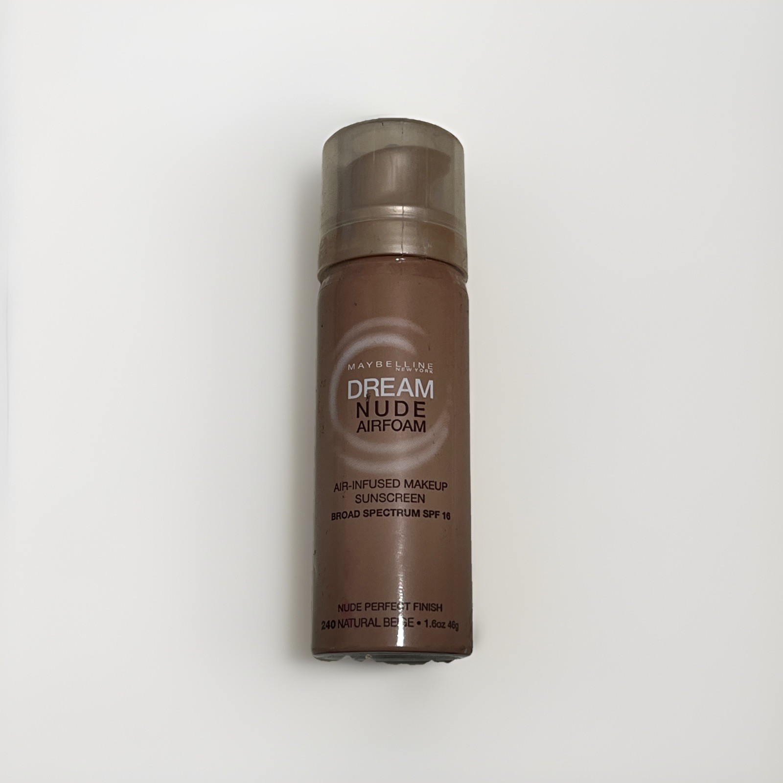 Maybelline Dream Nude Airfoam Foundation SPF 16 #240-Natural Beige. 1.6 oz