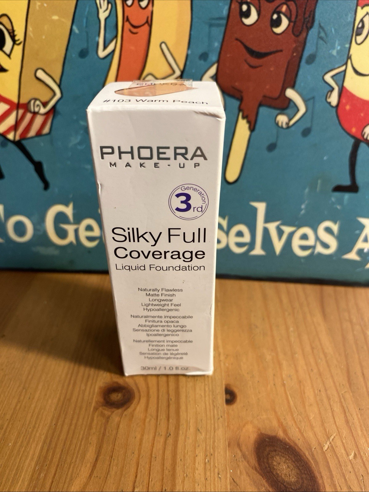 Phoera Foundation Makeup 102 Nude Full Coverage Liquid Base Brighten