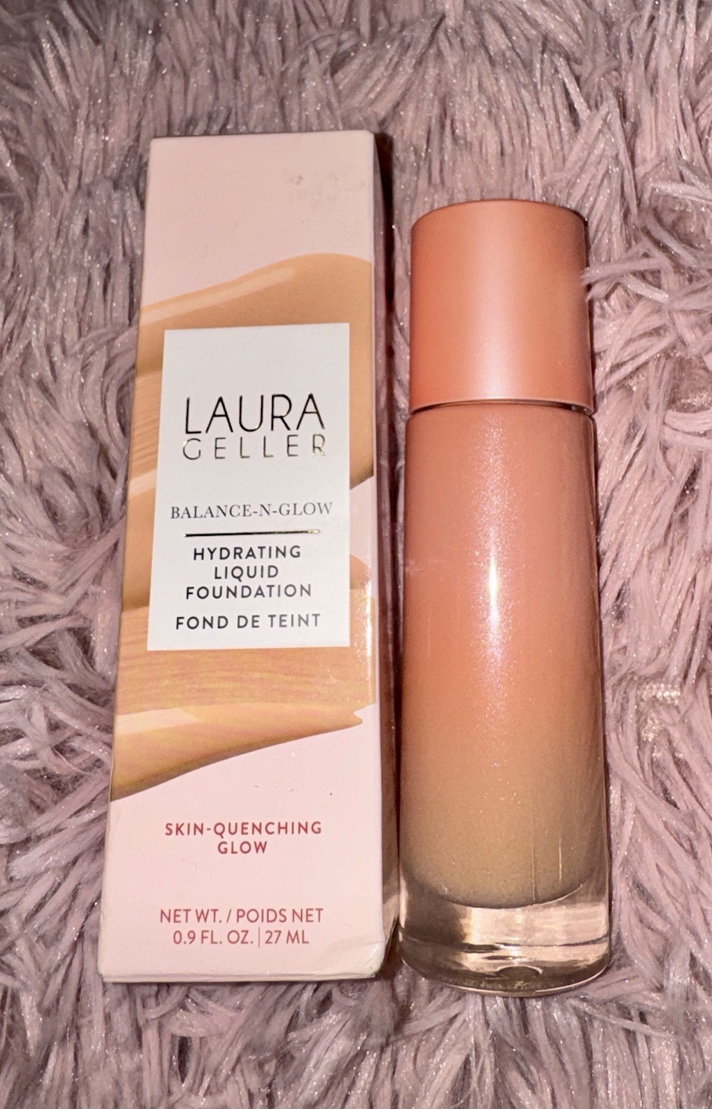Laura Geller Balance-N-Glow Hydrating Liquid Foundation Brighten Light 0.9 fl oz
