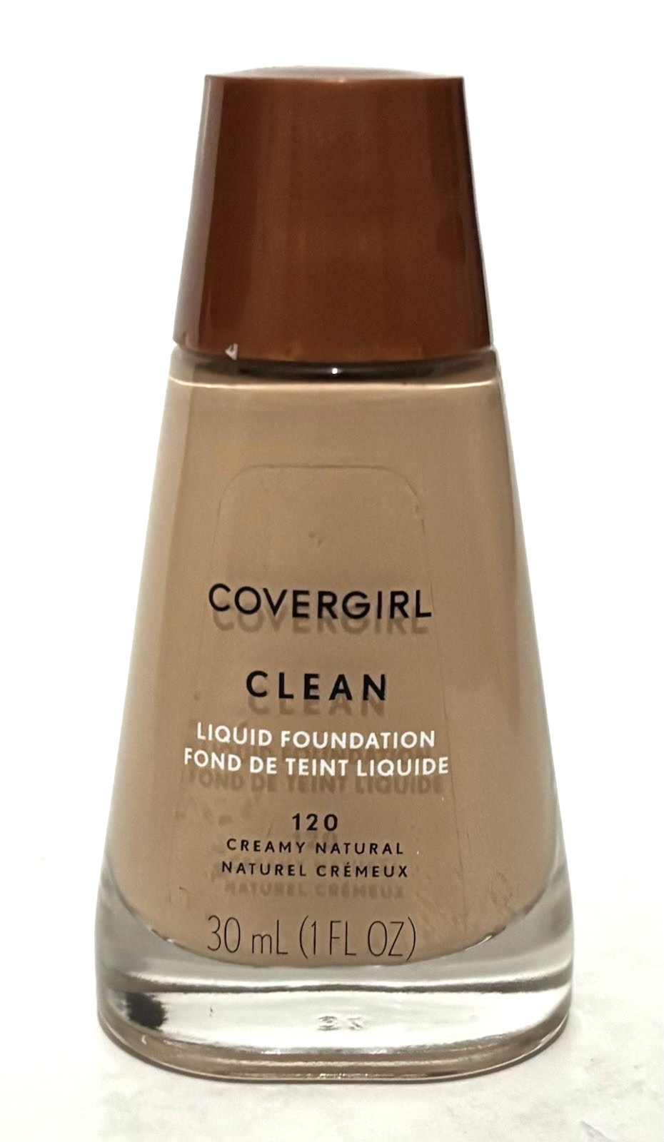 CoverGirl Clean Liquid Foundation # 120 Creamy Natural New Sealed
