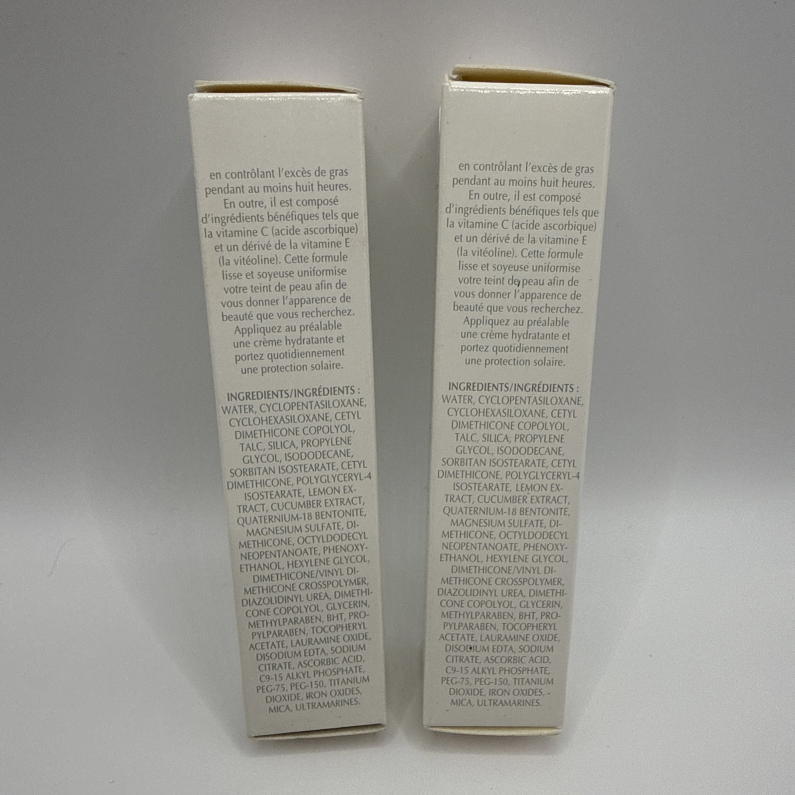 2pk Mary Kay Medium Coverage Foundation Ivory 100 Grey Cap Lot of 2