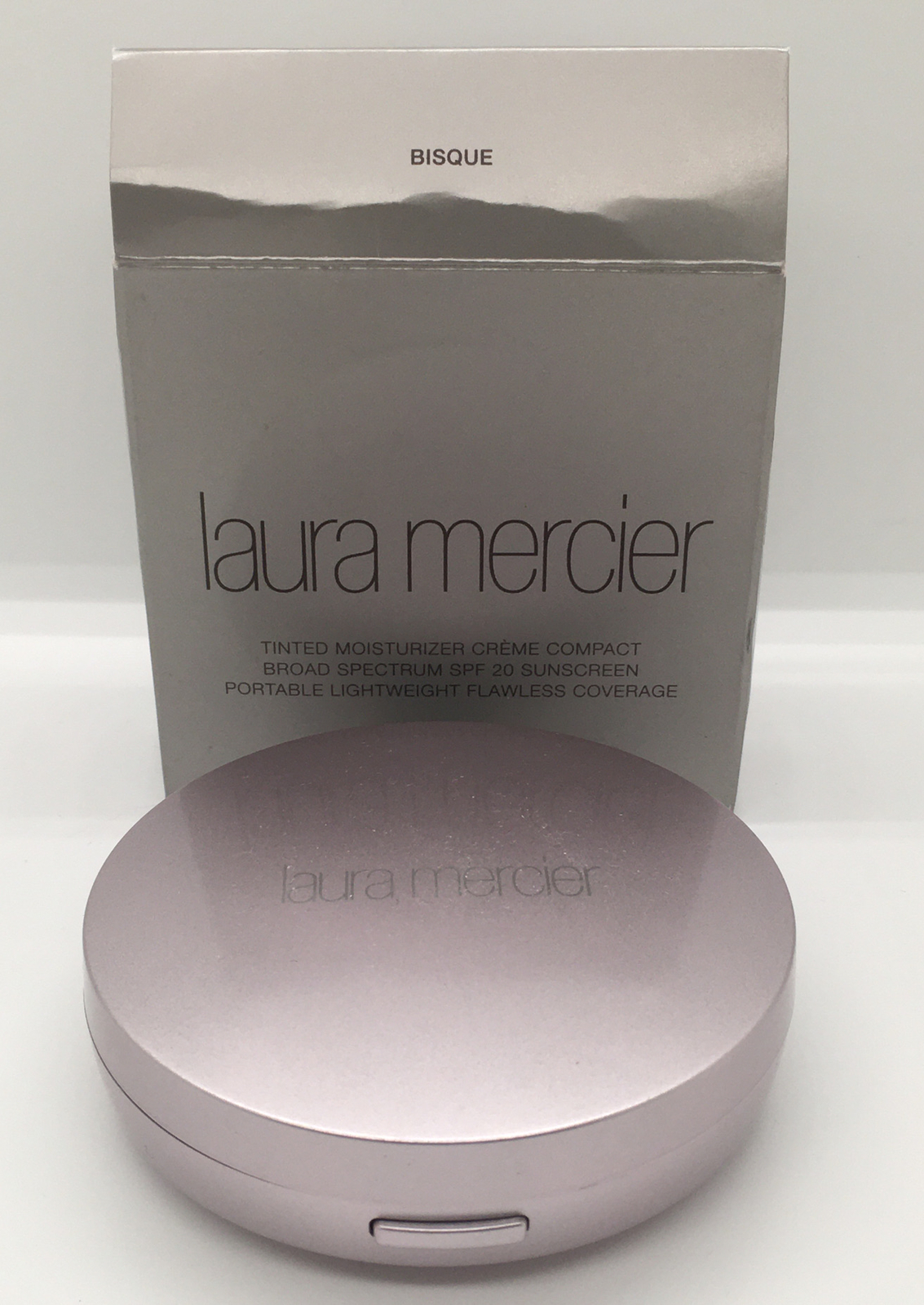 LAURA MERCIER Tinted Moisturizer Crème Compact SPF 20 in BISQUE 0.26 Oz. NIB