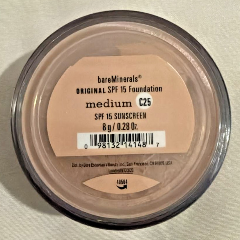 New bareMinerals Original Loose Powder Foundation SPF15 Medium C25 8g