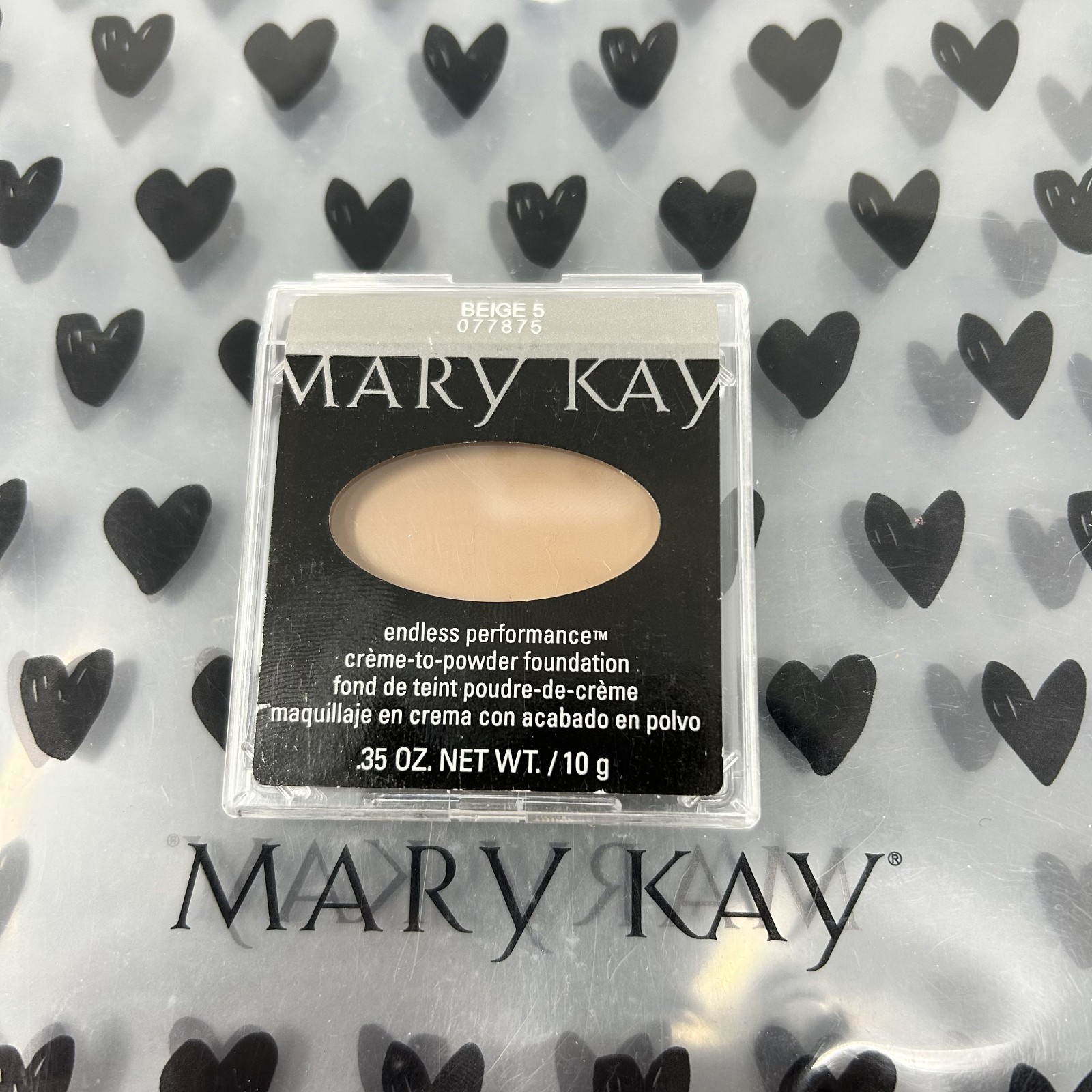 Mary Kay Endless Performance Creme to Powder Foundation Beige 5 Full Size 077875