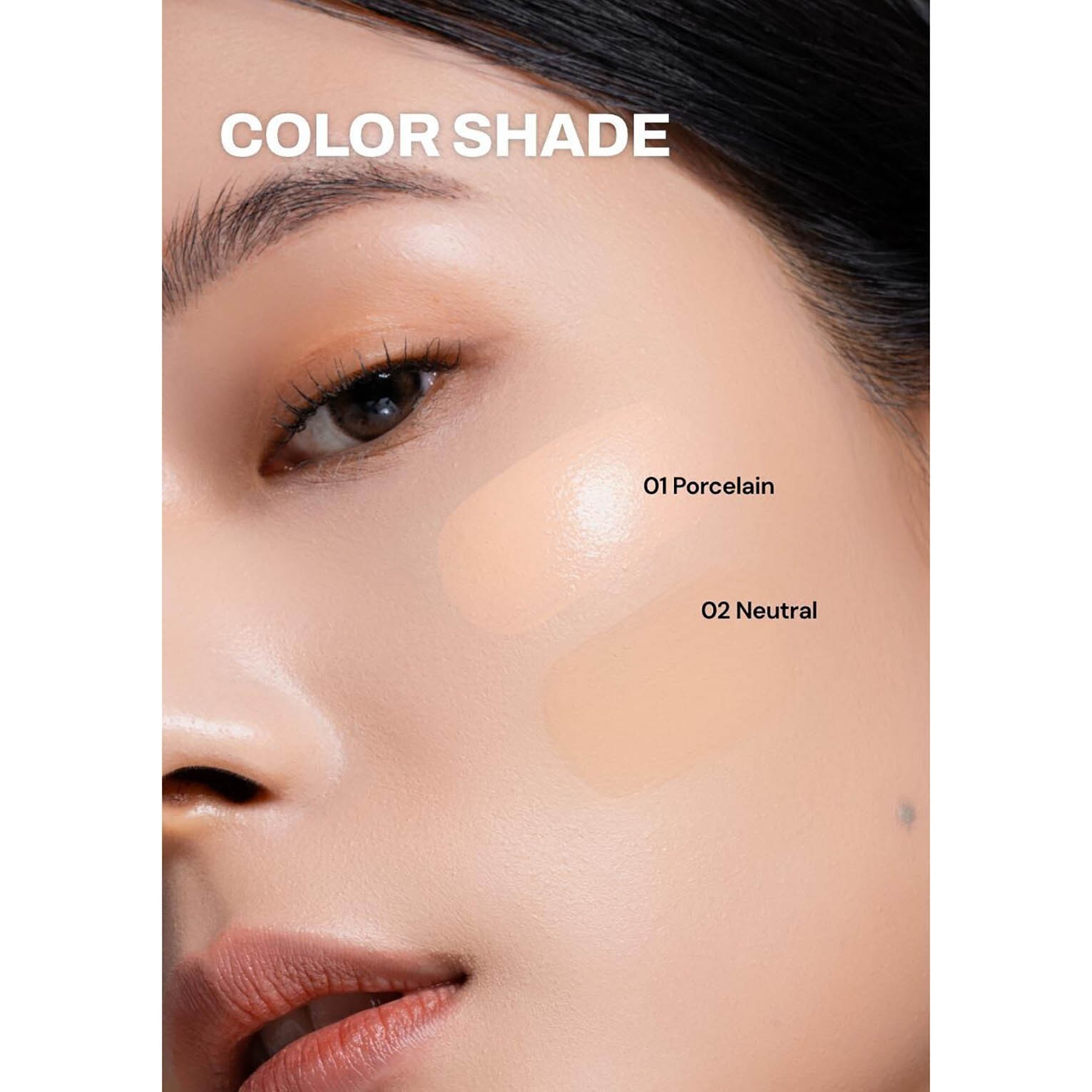 OIAD. Pore ​​Perfecting Mirror-Moon Cushion 15g + Refill 15g 2 colors SPF50+