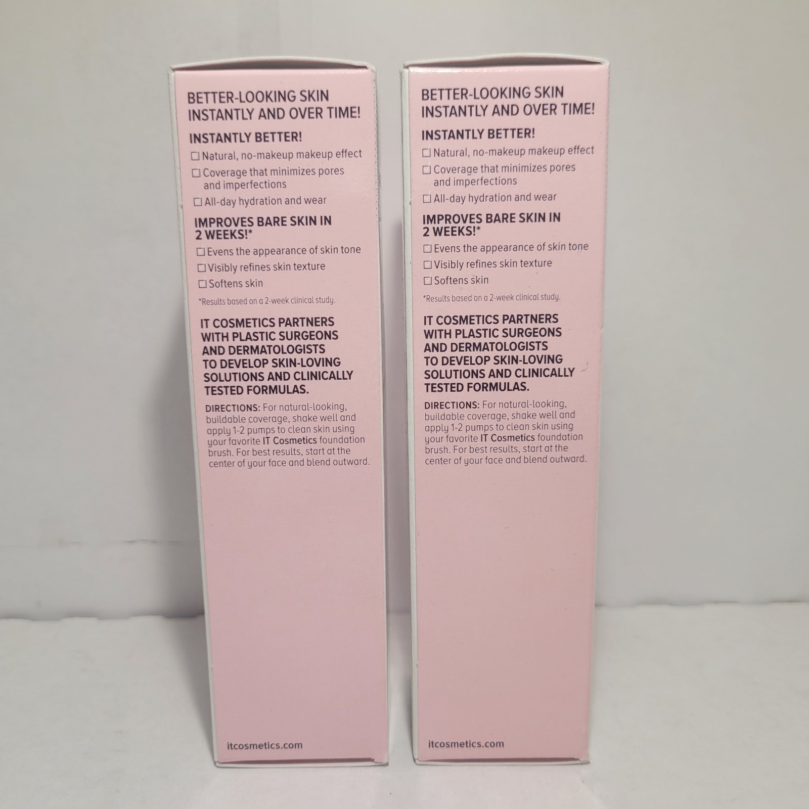 2 it Cosmetics Foundation + Skincare (Fair Neutral 11) Natural Radiant Finish