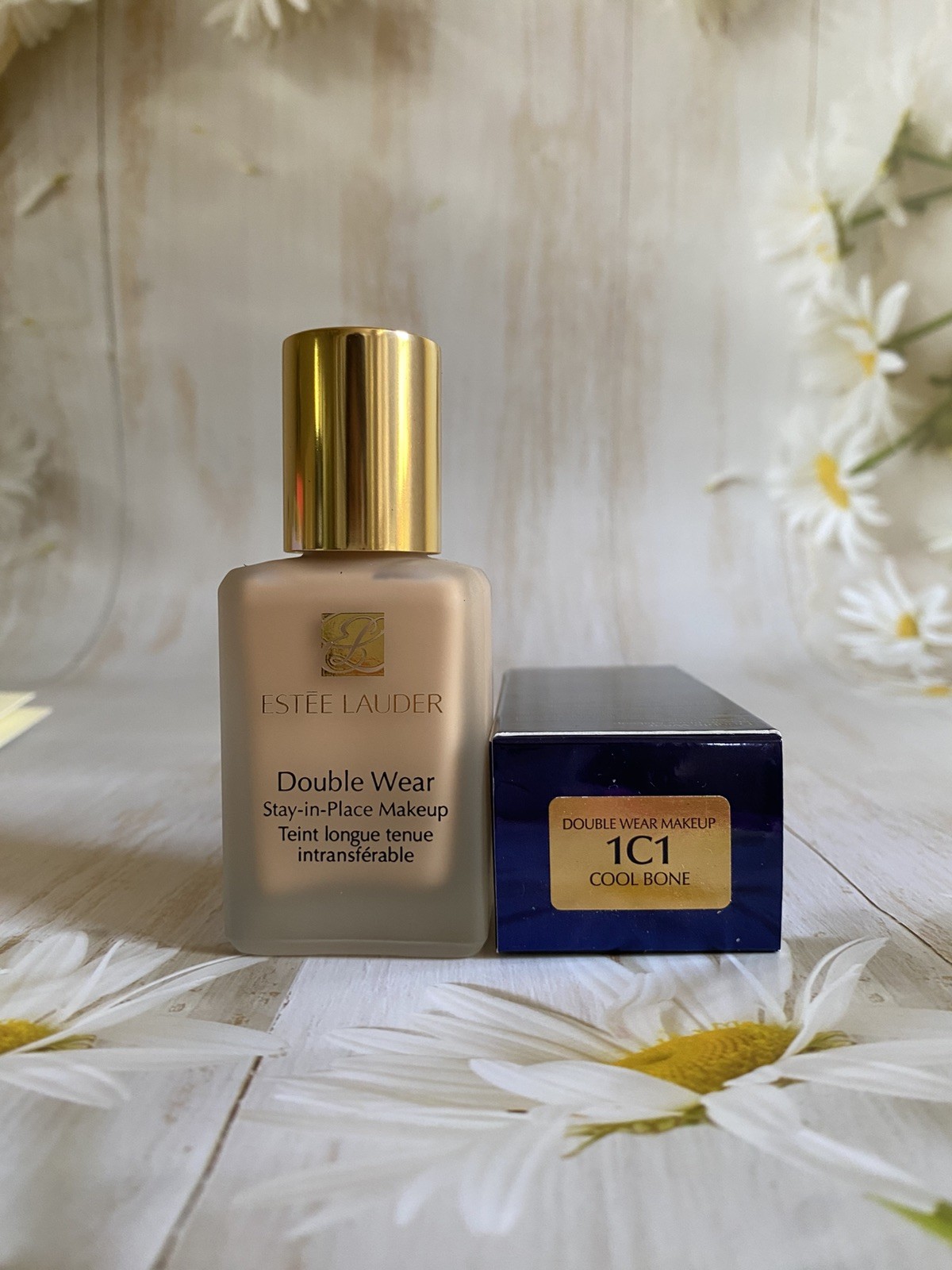 1C1 Cool Bone ~ Estee Lauder Double Wear Stay-in-place Foundation, 1oz/30ml NIB