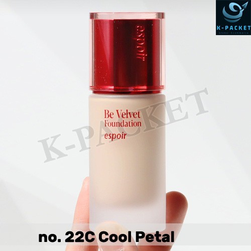 ESPOIR Be Velvet Foundation 30g #22C Cool Petal Korean Seller KOREA MADE NEW