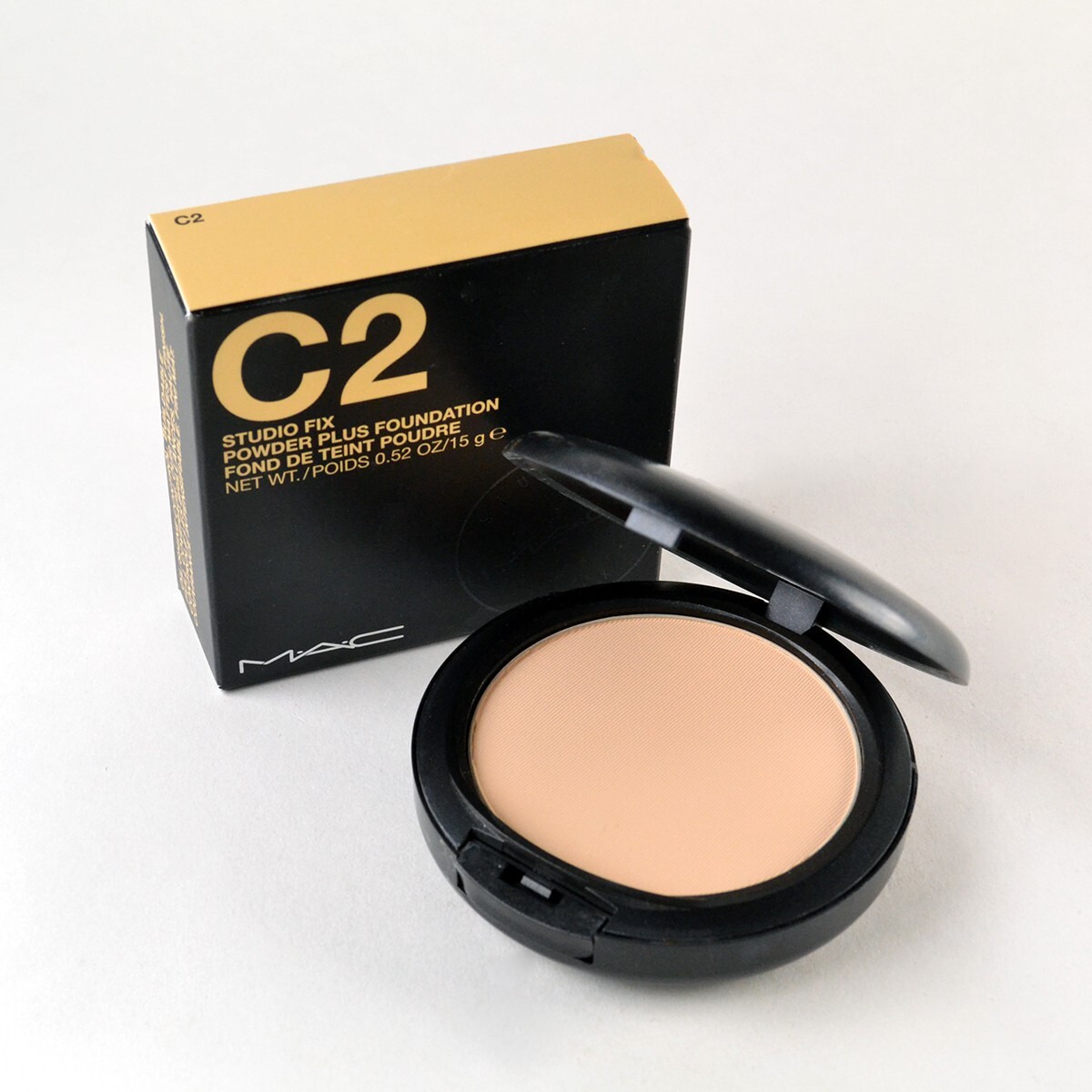 Mac Studio Fix Powder Plus Foundation C2 – Full Size 0.52 Oz. / 15 g New