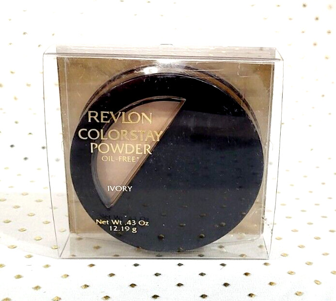 LOT/2 Revlon Colorstay Powder Oil Free Lightweight Fragrance Free Makeup IVORY
