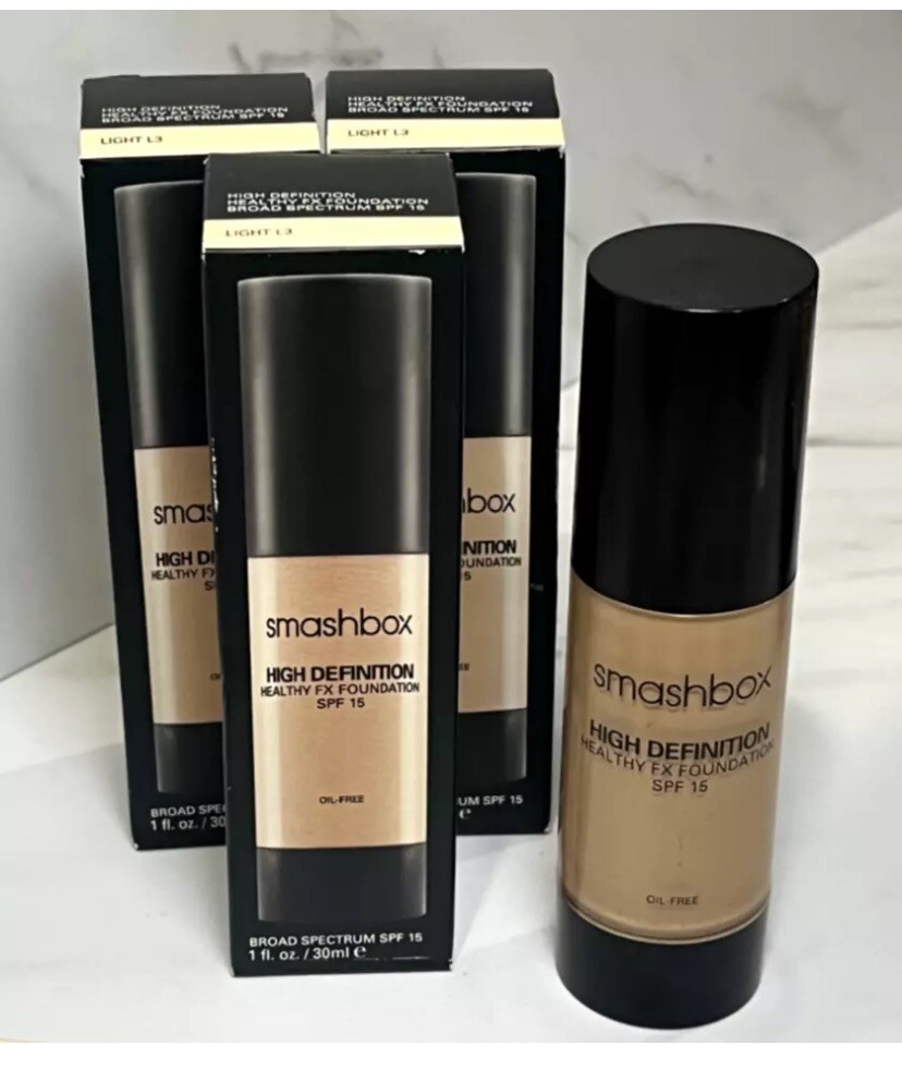 3 Smashbox High Definition Healthy Fx Foundation SPF 15 Oil-Free Light L3