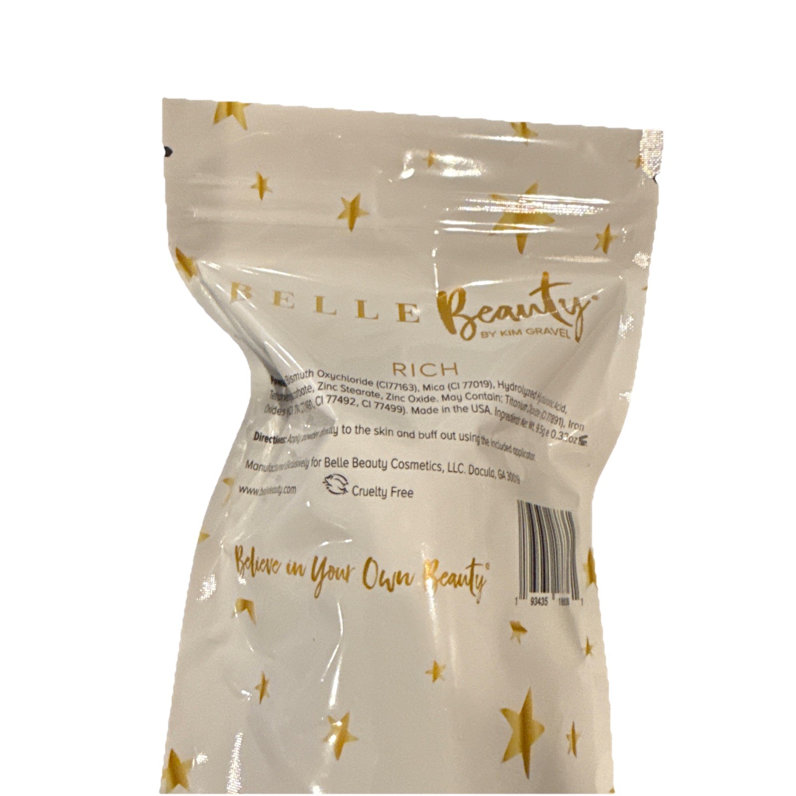 Belle Beauty Easy Peasy Powder Matte Mineral Foundation Rich 0.16oz New Sealed