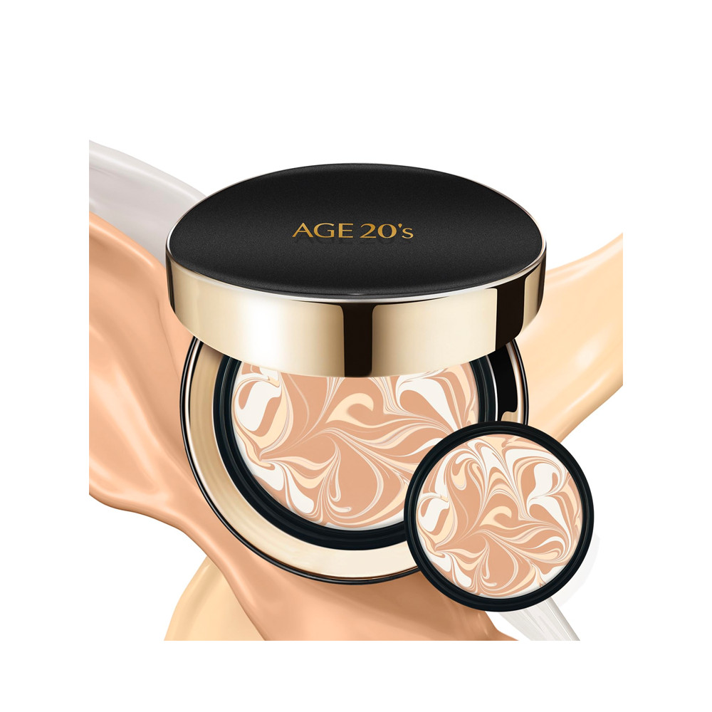 AGE 20’s Signature Essence Cover Pact Intense Cover 21 Light Beige SPF50+/PA++++