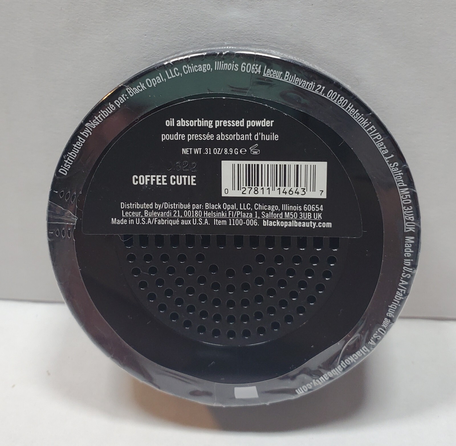 Blk Opl True Color Oil Absorbing Pressed Powder (0.31oz / 8.9g) Coffee Cutie