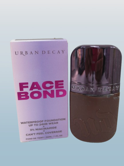 URBAN DECAY FACE BOND WATERPROOF FOUNDATION UP TO 24HR 39 DEEP WARM 1 OZ