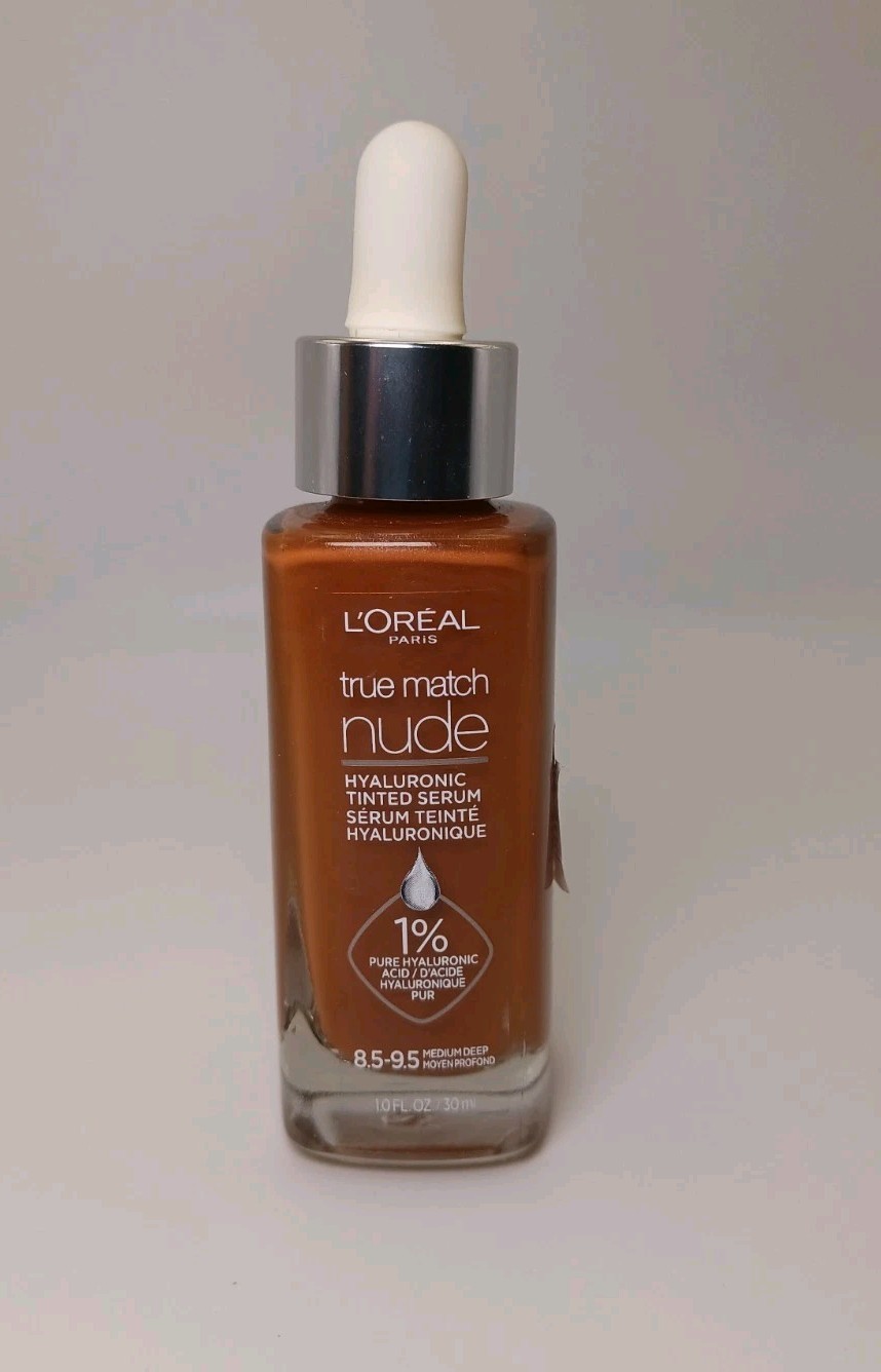 L’Oreal Paris True Match Nude Hyaluronic Tinted Serum 8.5-9.5 Medium Deep