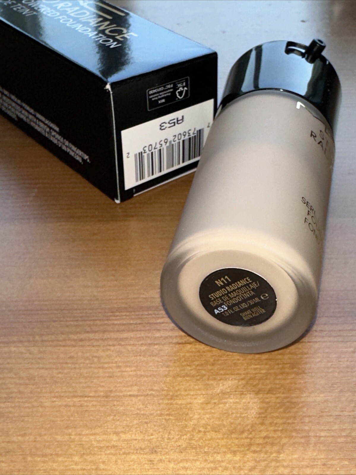 MAC STUDIO RADIANCE Serum-Powered Foundation Shade N11 New In Box 1 fl oz