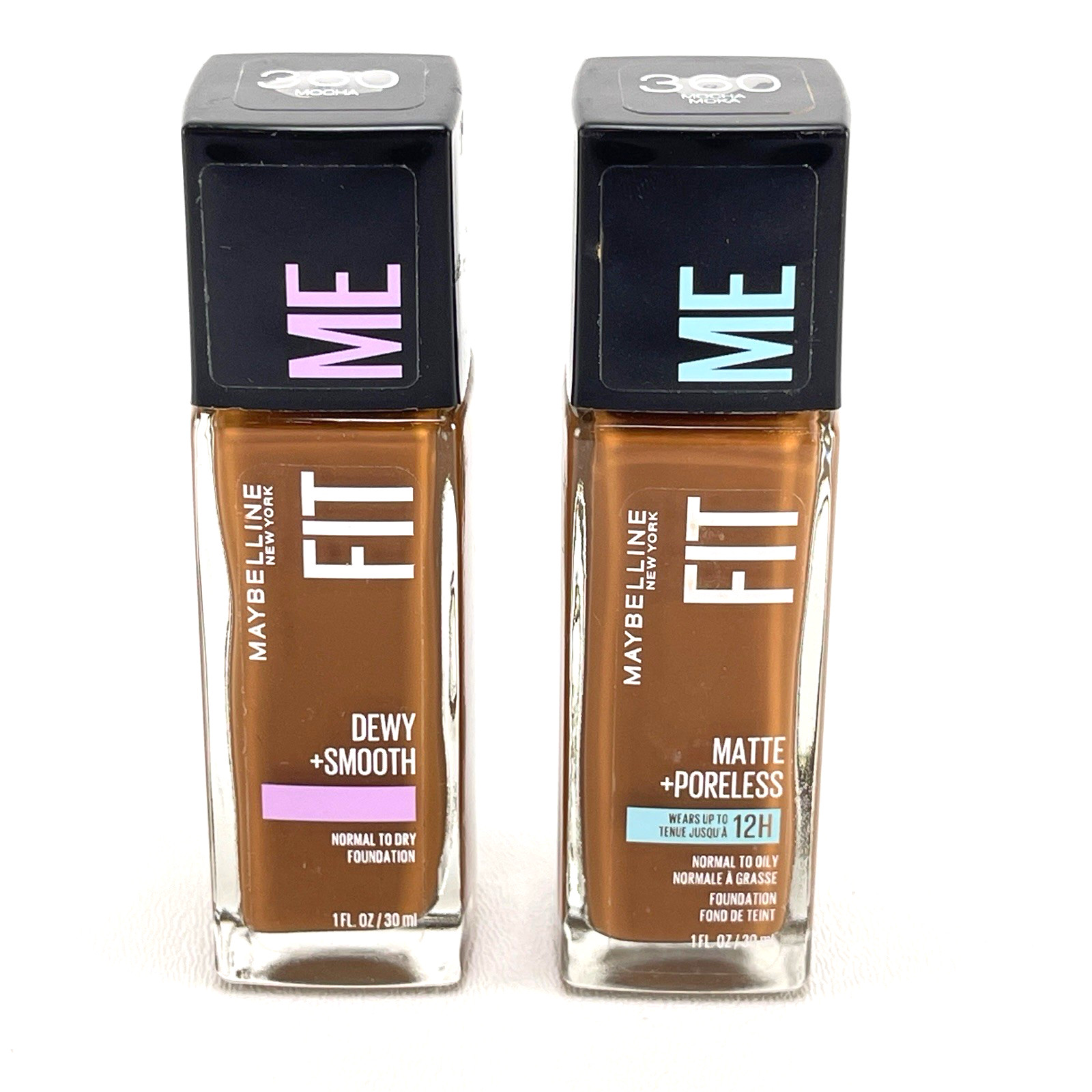 Maybelline Fit Me Foundation 360 Mocha – Matte & Poreless/Dewy & Smooth – New