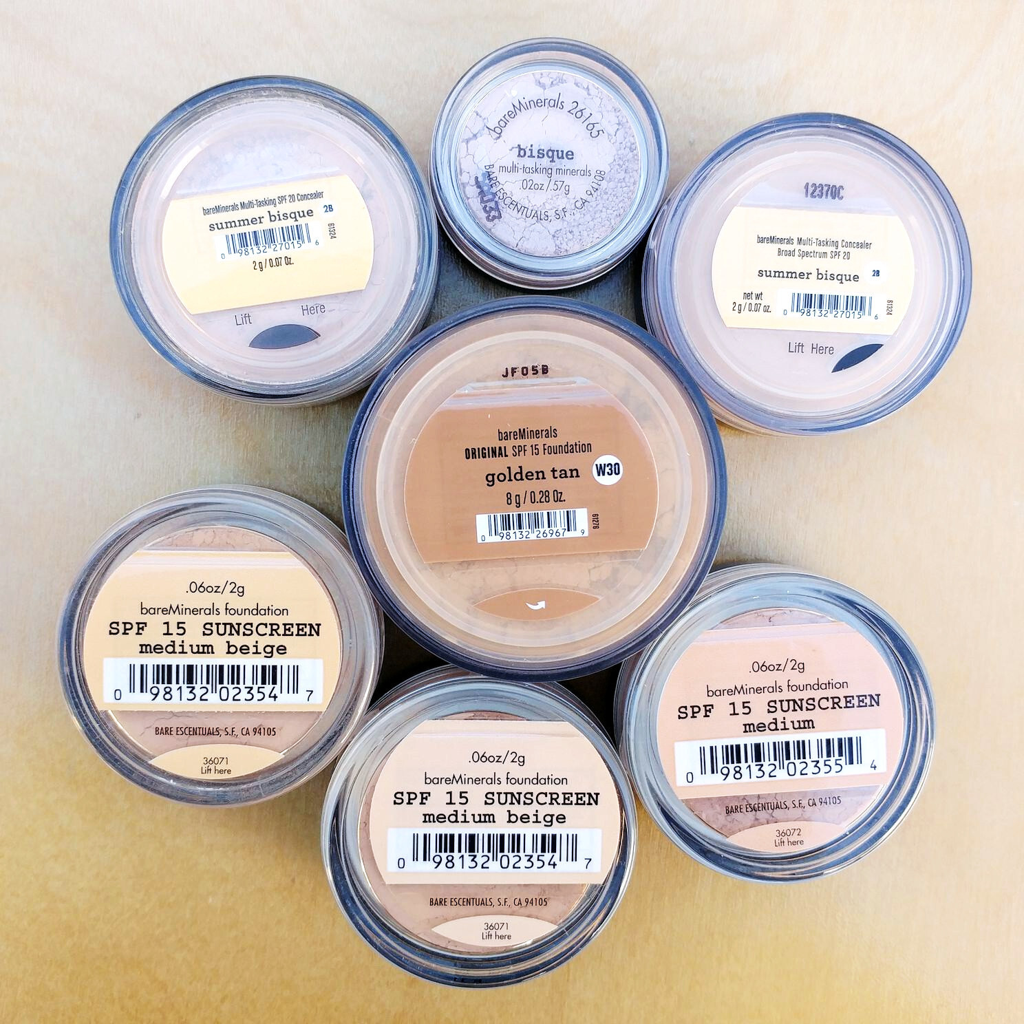 bareMinerals Foundation Concealer Multi-Tasking Minerals loose powder YOU CHOOSE