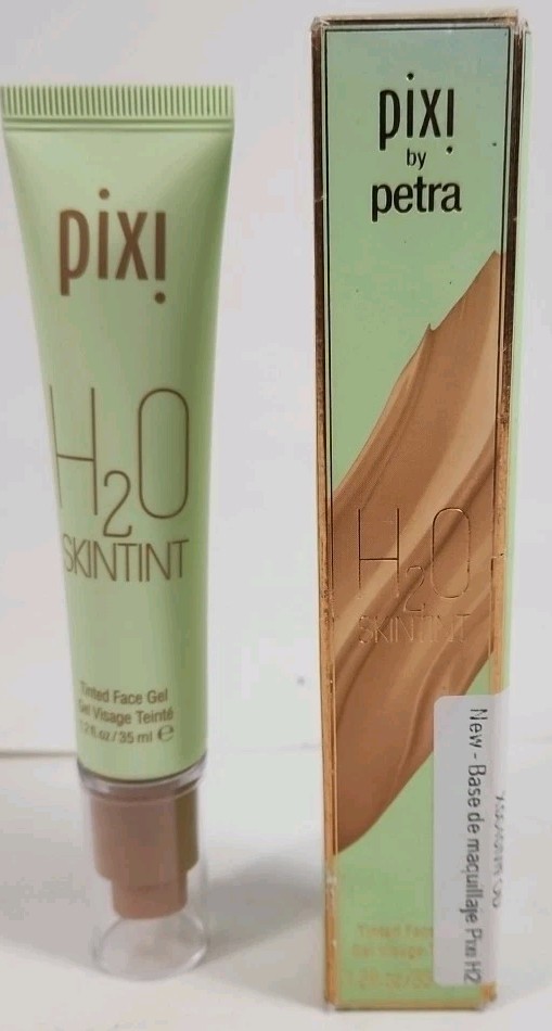 Pixi Beauty H2O SkinTint Tinted Face Gel, 1.2 fl oz / 35 ml, Nutmeg. 78