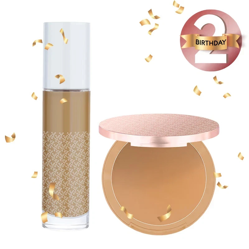 Kay Beauty Set The Perfect Base Combo Kay Beauty Hydrating Foundation Matte 2pcs
