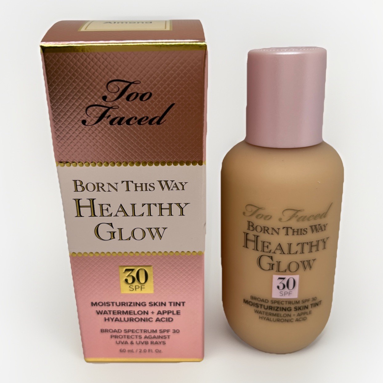TOO FACED ~ BORN THIS WAY HEALTHY GLOW SKIN TINT ~ Sand ~ 2 OZ Moisturizing SPF