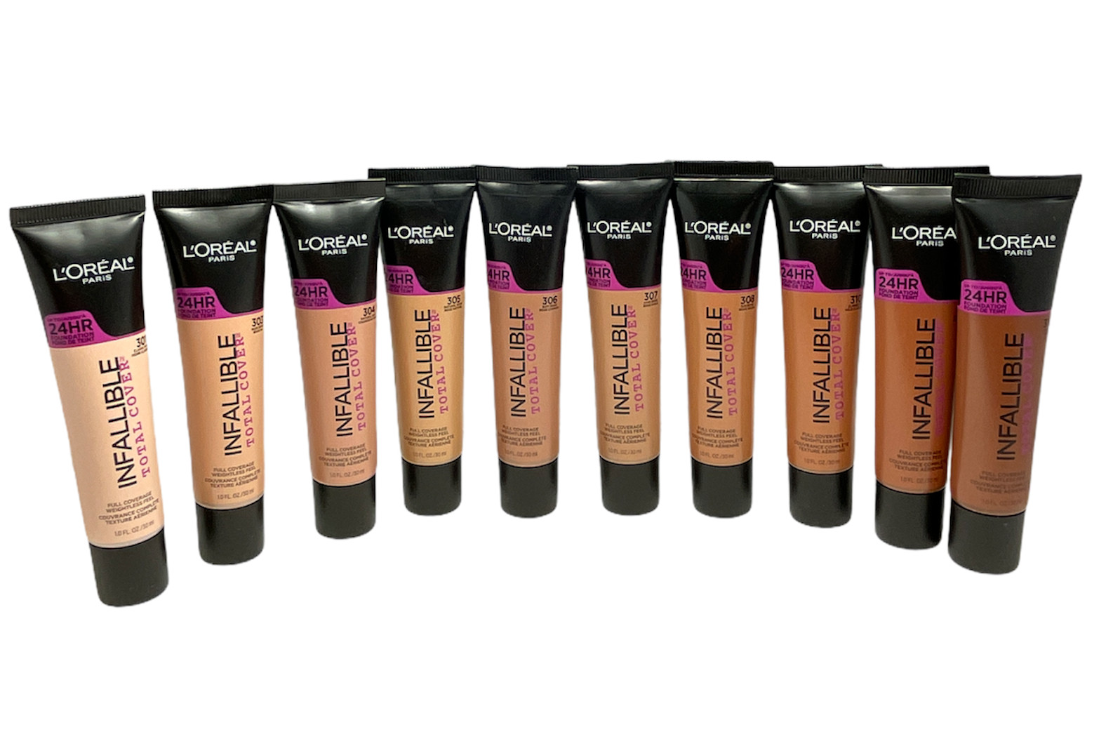 L’Oreal Infallible Total Cover Full Coverage Weightless Feel 24hr Foundation30ml