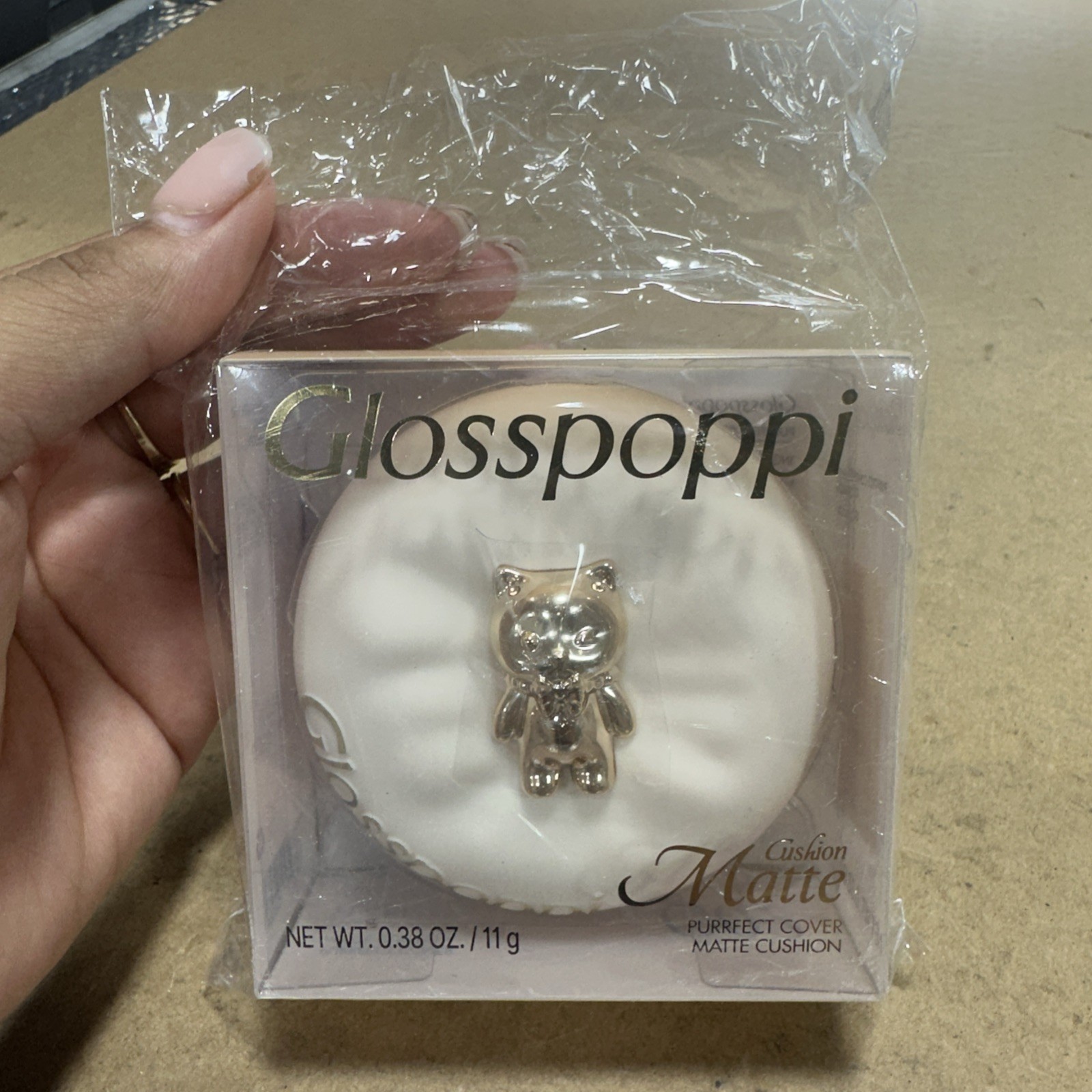 Glosspoppi Purrfect Cover Matte Cushion- Flan G02