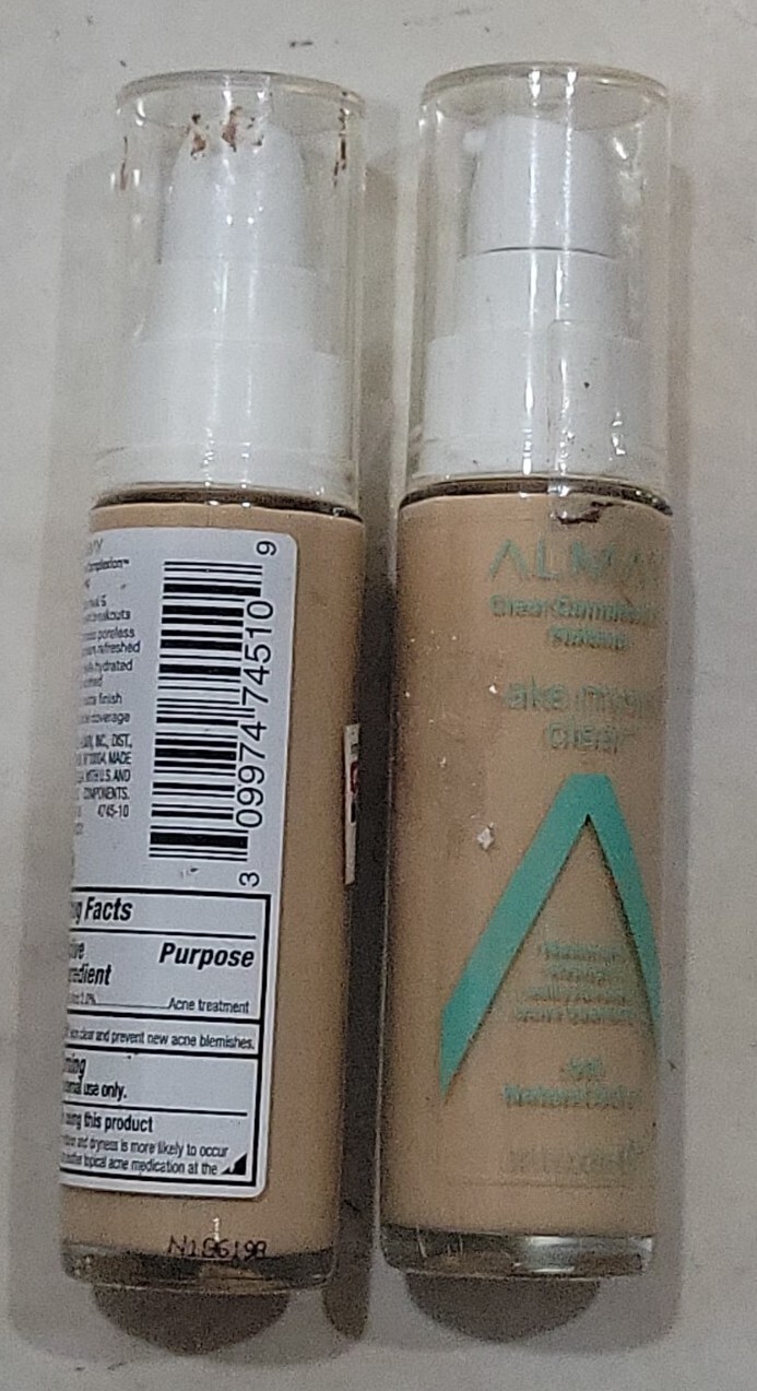 2- Almay Make Myself Clear Liquid Makeup 510 Natural Ochre Foundation