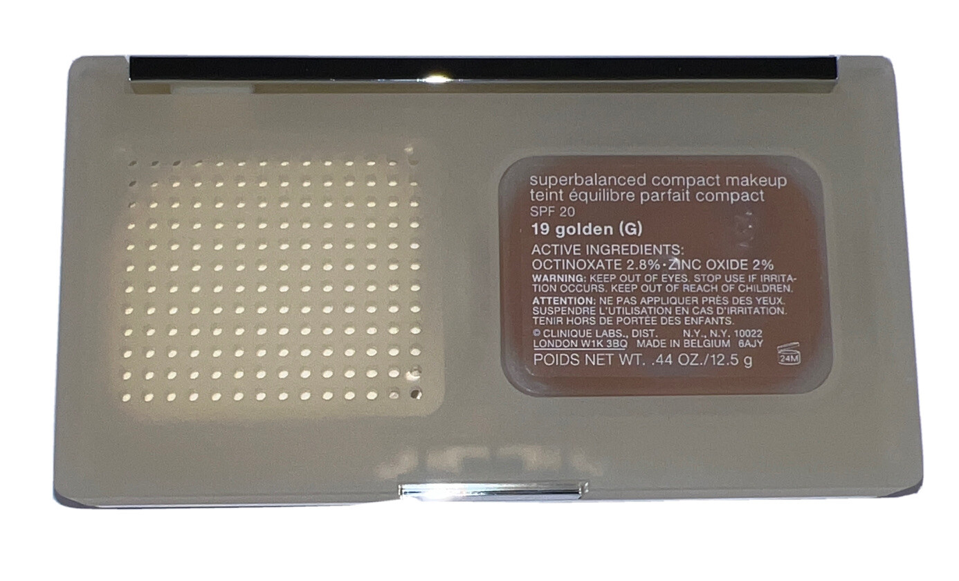 Clinique Superbalanced Compact Makeup #19 GOLDEN (G) SPF 20 (NIB) SEE ALL PICS