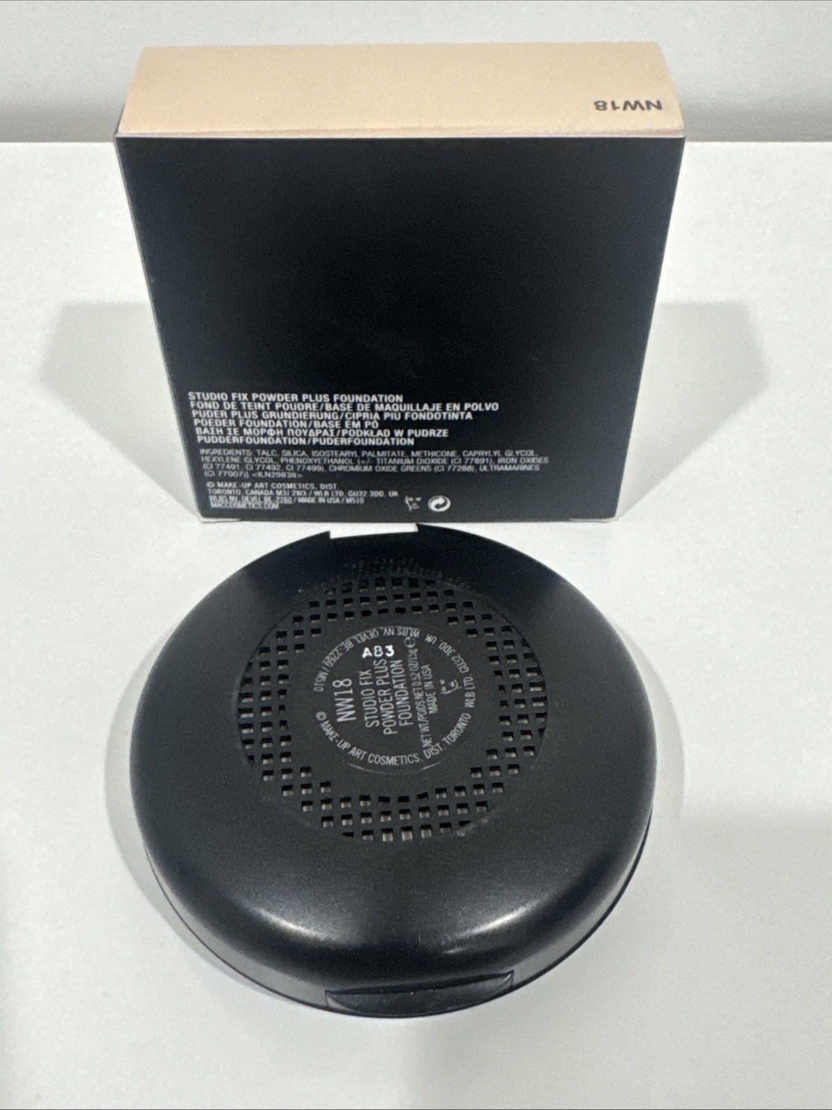 MAC Studio Fix Powder Plus Foundation, Full Size 15g, NW18 Original Formula