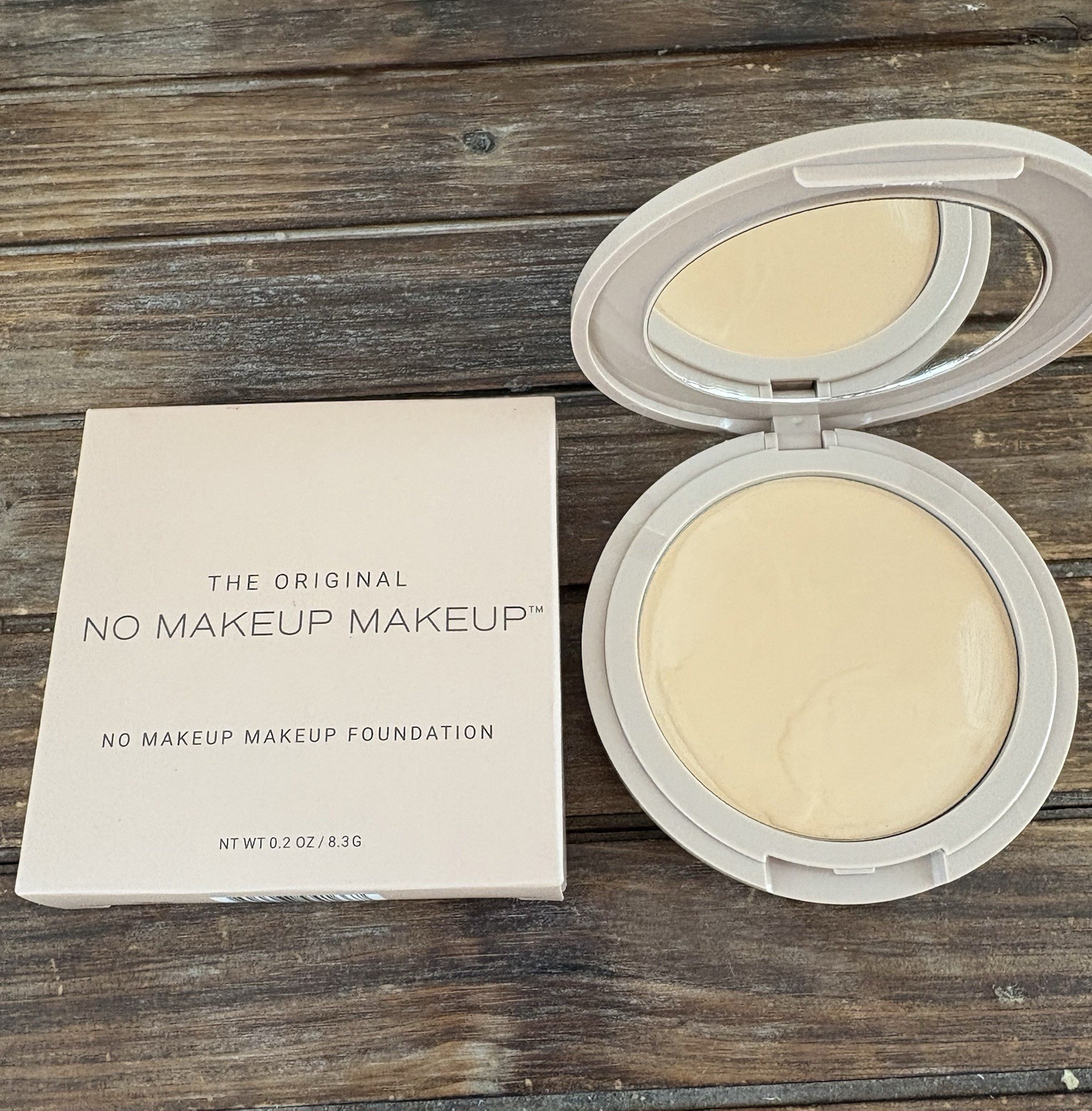 The Original No Makeup Foundation- Color Fair, New With Sponge