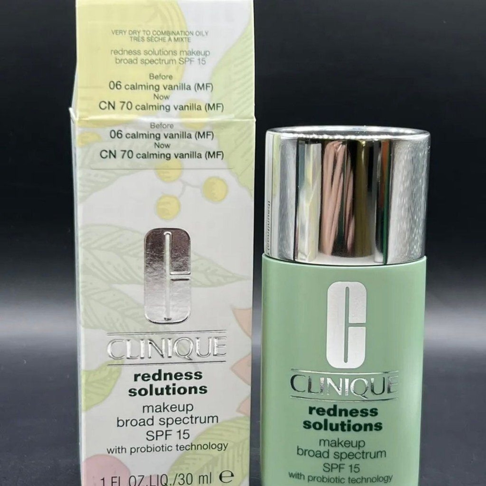 Clinique Redness Solutions Makeup – 06/ CN 70 Calming Vanilla (MF) – 1 oz