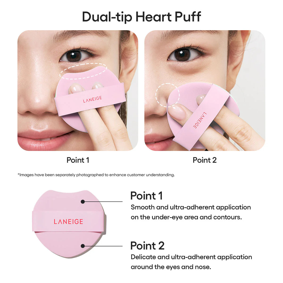 LANEIGE NEO Cushion The Glow SPF 50 PA+++, 15g X 2EA, #21C Cool Beige
