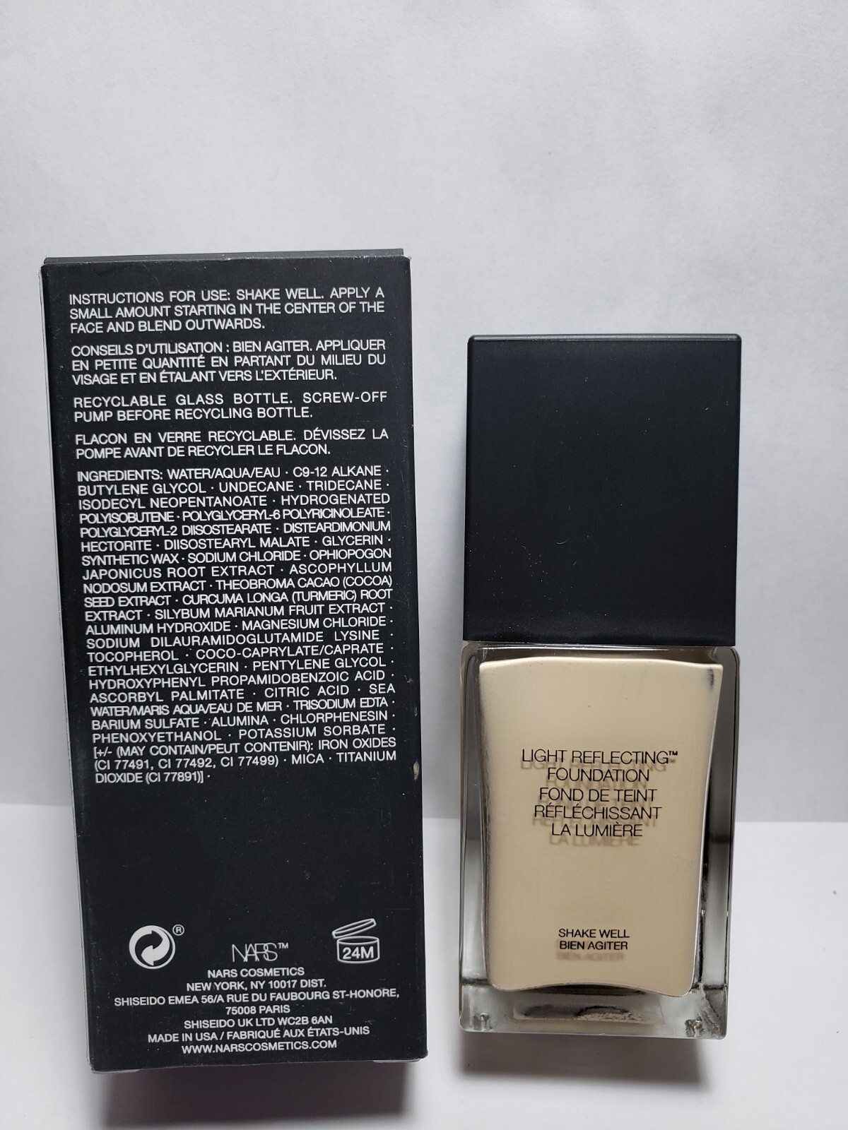 NARS Light Reflecting Foundation Light 0 Siberia 1 oz NIB