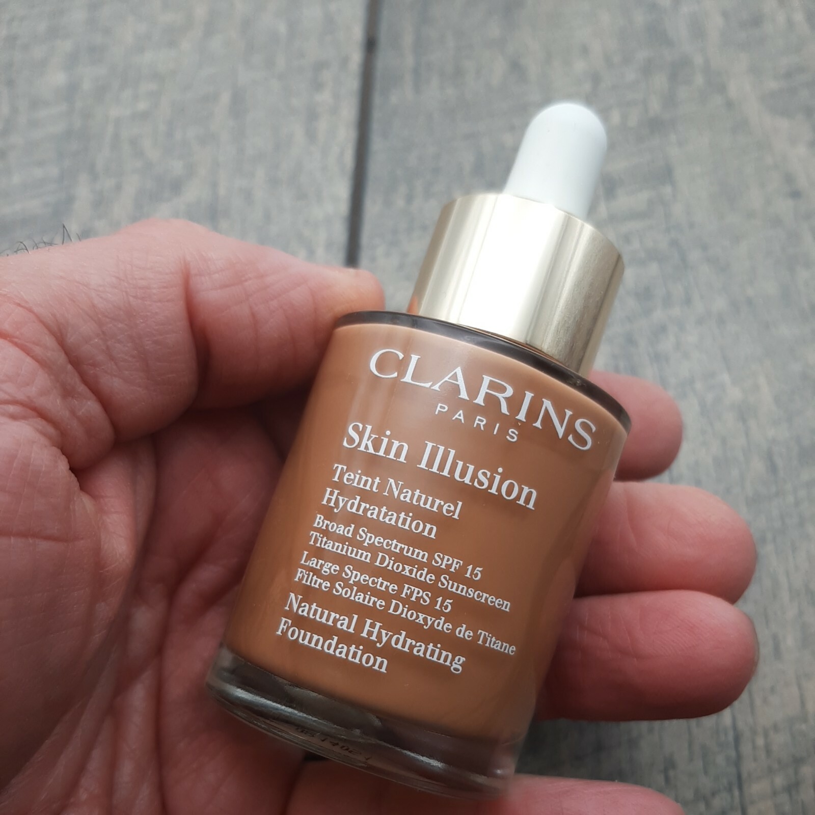 Clarins Skin Illusion Natural Hydrating Foundation 115 COGNAC