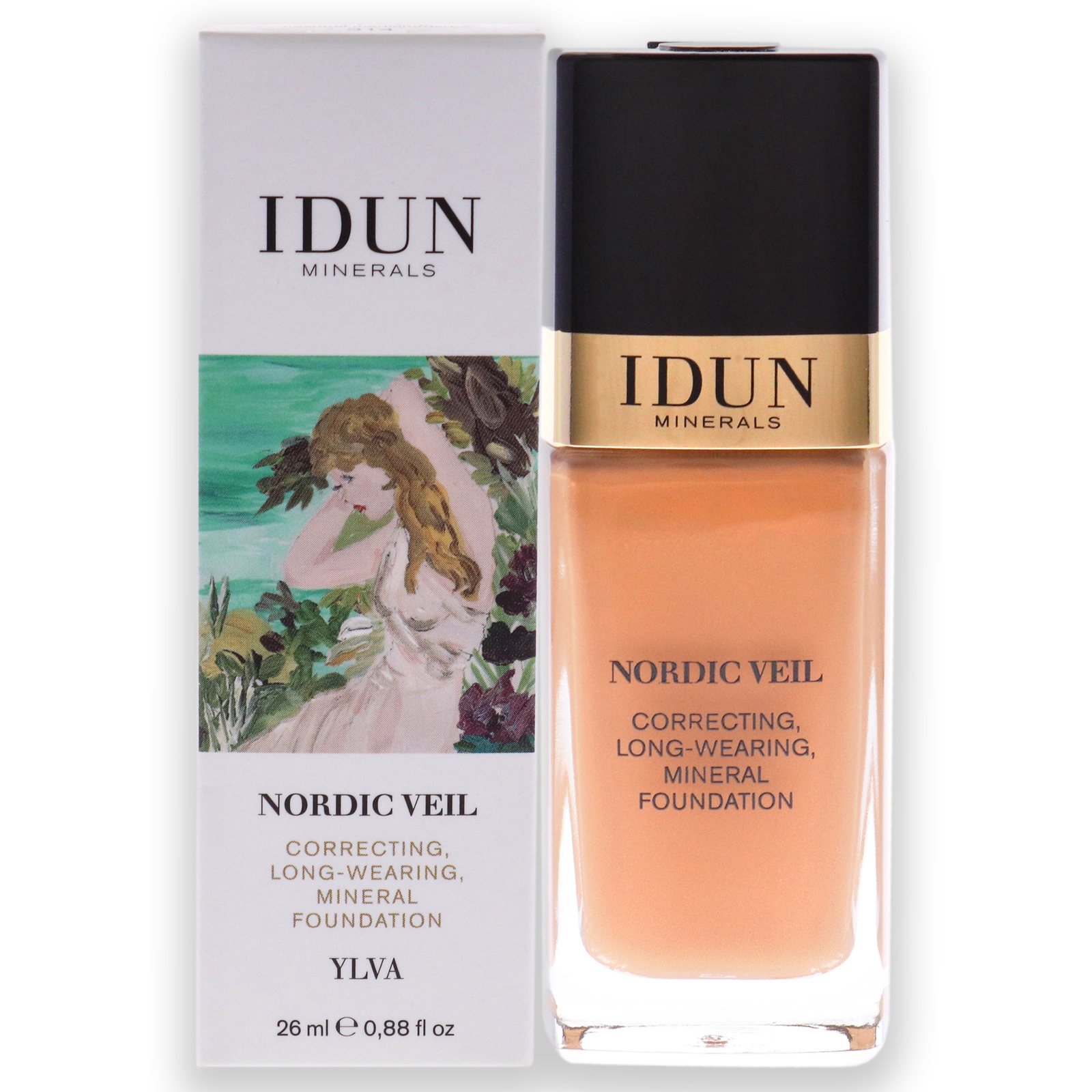 Nordic Veil Foundation – 314 Ylva by Idun Minerals for Women – 0.88 oz
