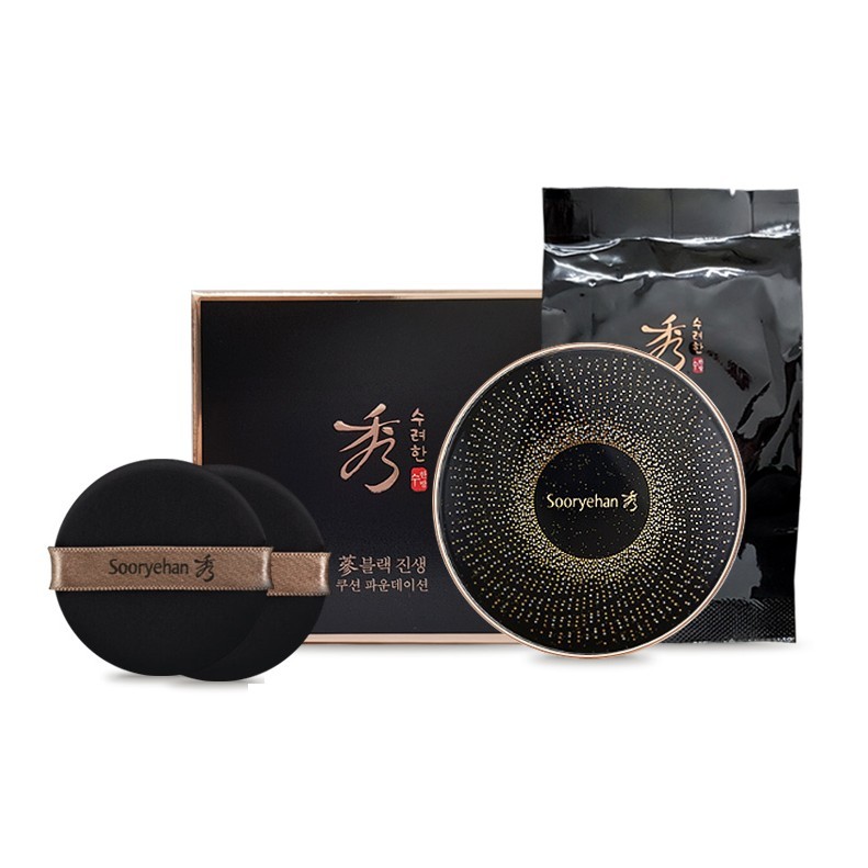 Sooryehan Black Ginseng Cushion 15g + Refill 15g