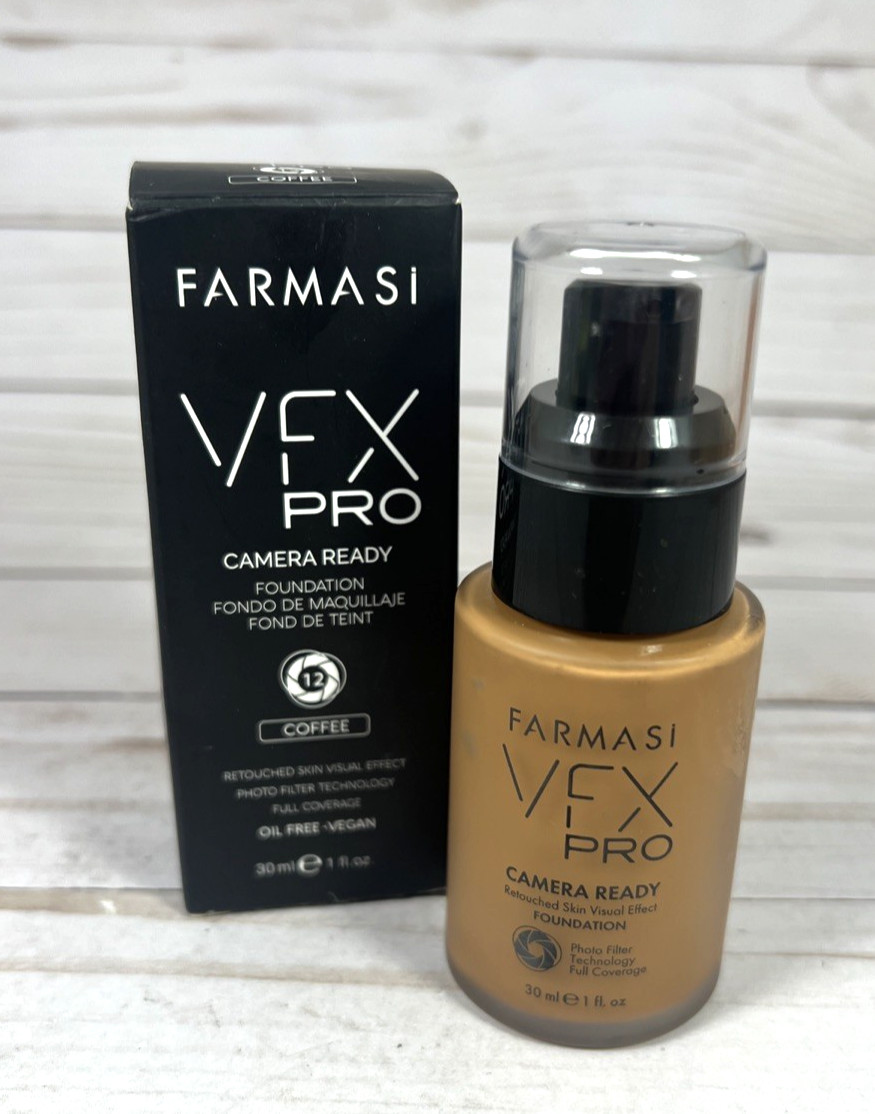 Farmasi VFX Pro Camera Ready Foundation – COFFEE 1oz