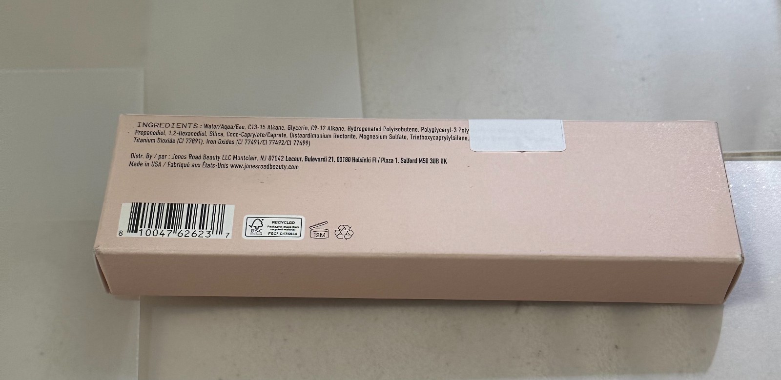 Jones Road Just Enough Tinted Moisturizer Porcelain New In Box 1 69 oz 50 ML