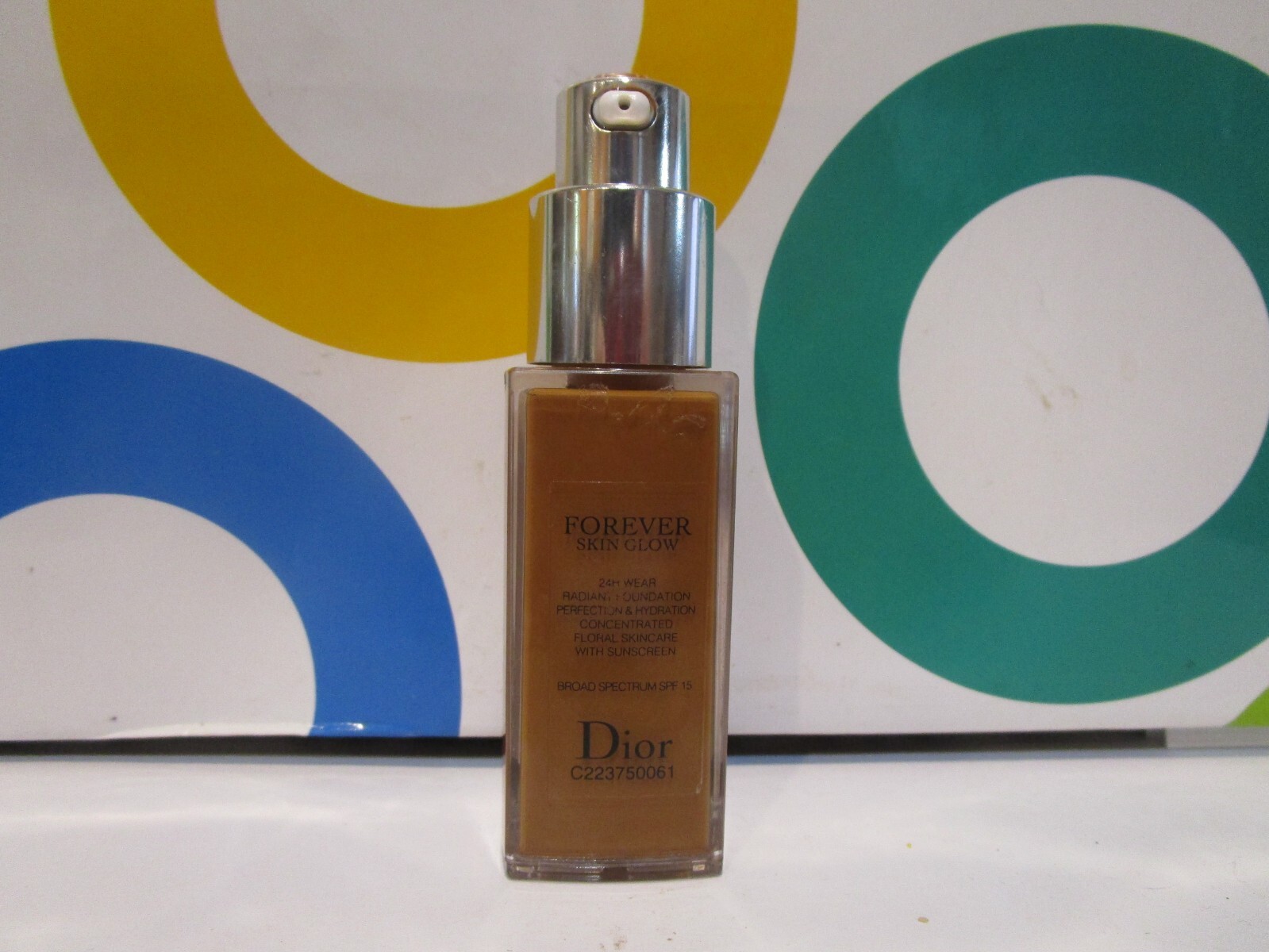 CHRISITAN DIOR ~ FOREVER SKIN GLOW 24 H WEAR FOUNDATION ~ GLOW 6W ~ 0.67 OZ